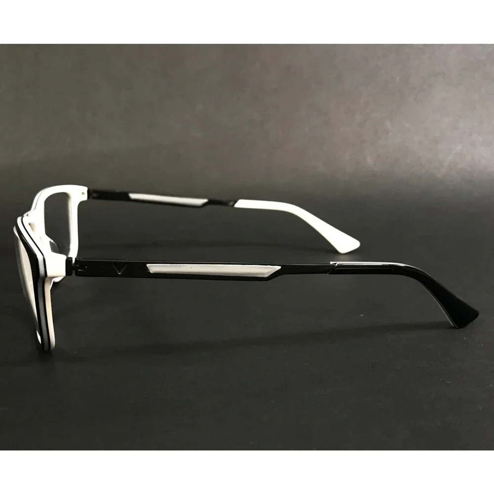 Callaway Eyeglasses Frames Greywolf BLK Black White Rectangle Full Rim 58-17-150